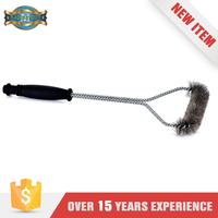 Eco-Friendly Stainless Steel Bbq 12-inch 3-sided Grill Brush