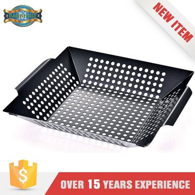 Wholesale Easily Cleaned No Stick Bbq Grill Pan Square Grilling Wok