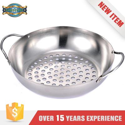 Hot Sales Barbecue Round Non-Stick Scalable Stainless Steel Grill Topper