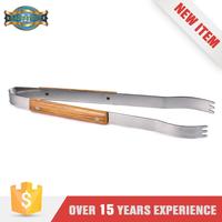 Cheapest Price Wooden Handle Long Kitchen Bread Tongs