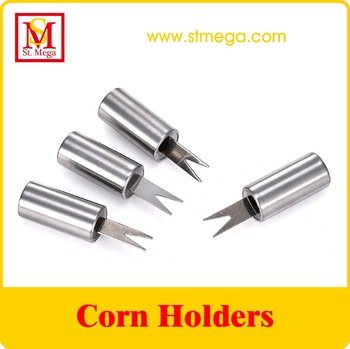 2.6-Inch Stainless Steel BBQ Corn Holders(set of 4)