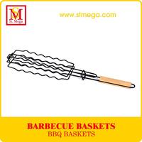 Non-Stick BBQ Adjustable Sausage Grilling Basket