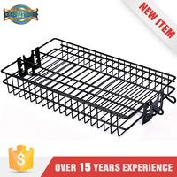 Easily Cleaned Barbecue Grill Steel Mesh Basket With Lid