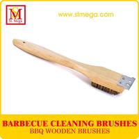 Wooden Handle BBQ Grill Brush