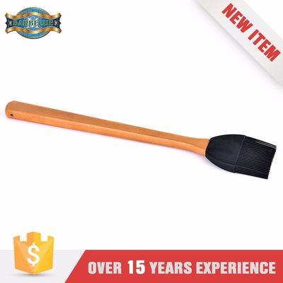 High-end Top Grade Wood Handle Bbq Silicone Brush