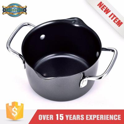 Non-Stick BBQ Sauce Pot Milk Pot Easy-Cleaning Metal Round Pot St.Mega Hot Sale Product