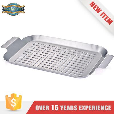 Hot Selling Topper Bbq Steel Barbeque Grids With Handles Stainless Grill Grid