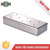 Easy Cleaning High Temperature Resist Silver Color Smoker Box